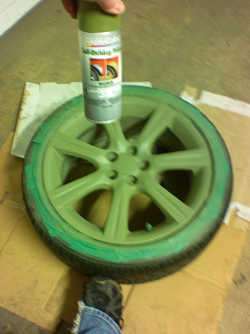 How to Paint a Rubber Tire, eHow