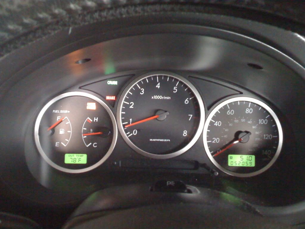 2007 Subaru Impreza Check Engine Light Cruise Control Flashing Shelly Lighting